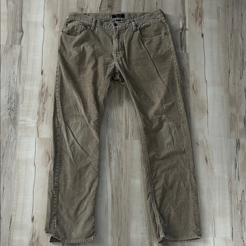 Banana Republic Vintage Straight Corduroy Pants Beige